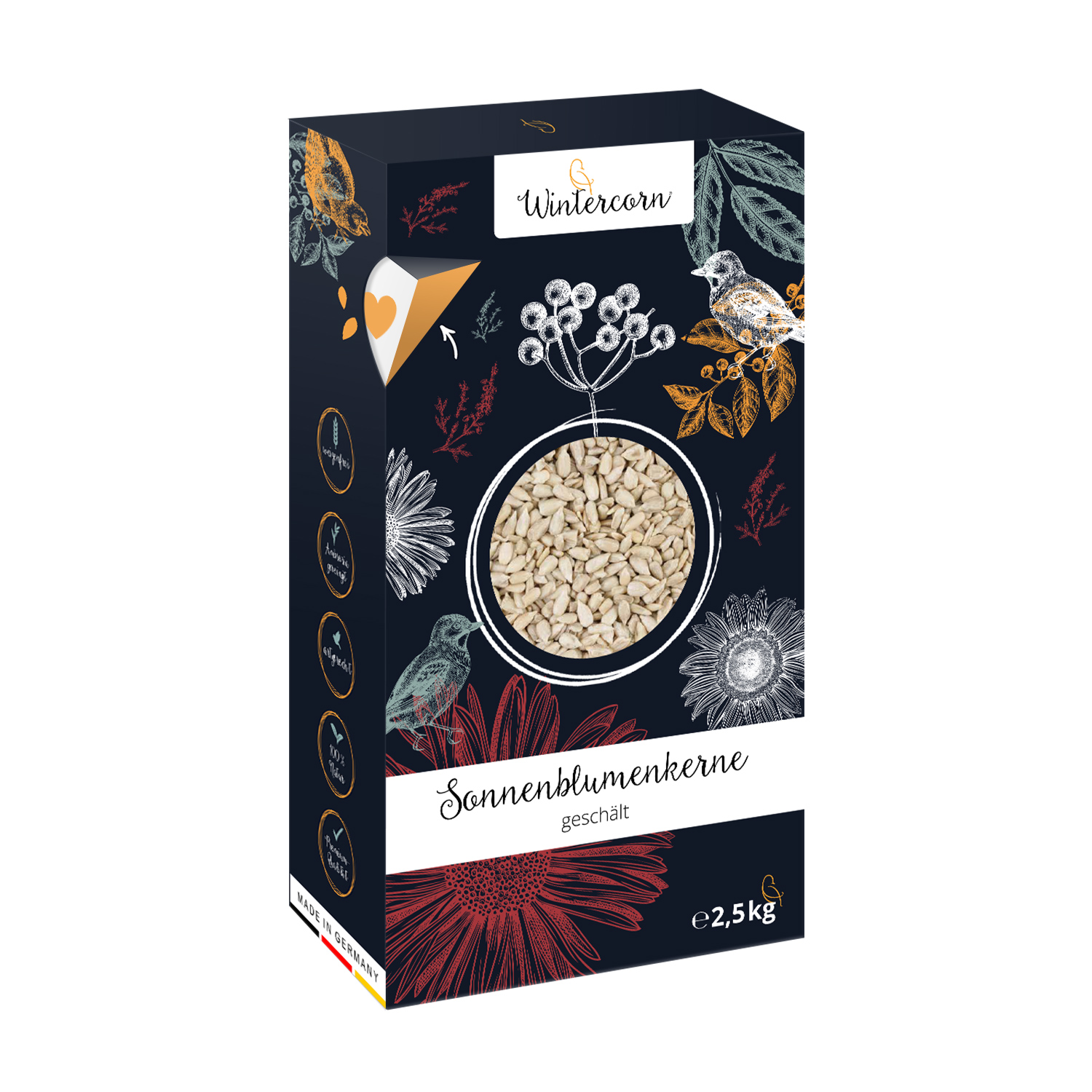 Wintercorn Sonnenblumenkerne geschält Verpackung