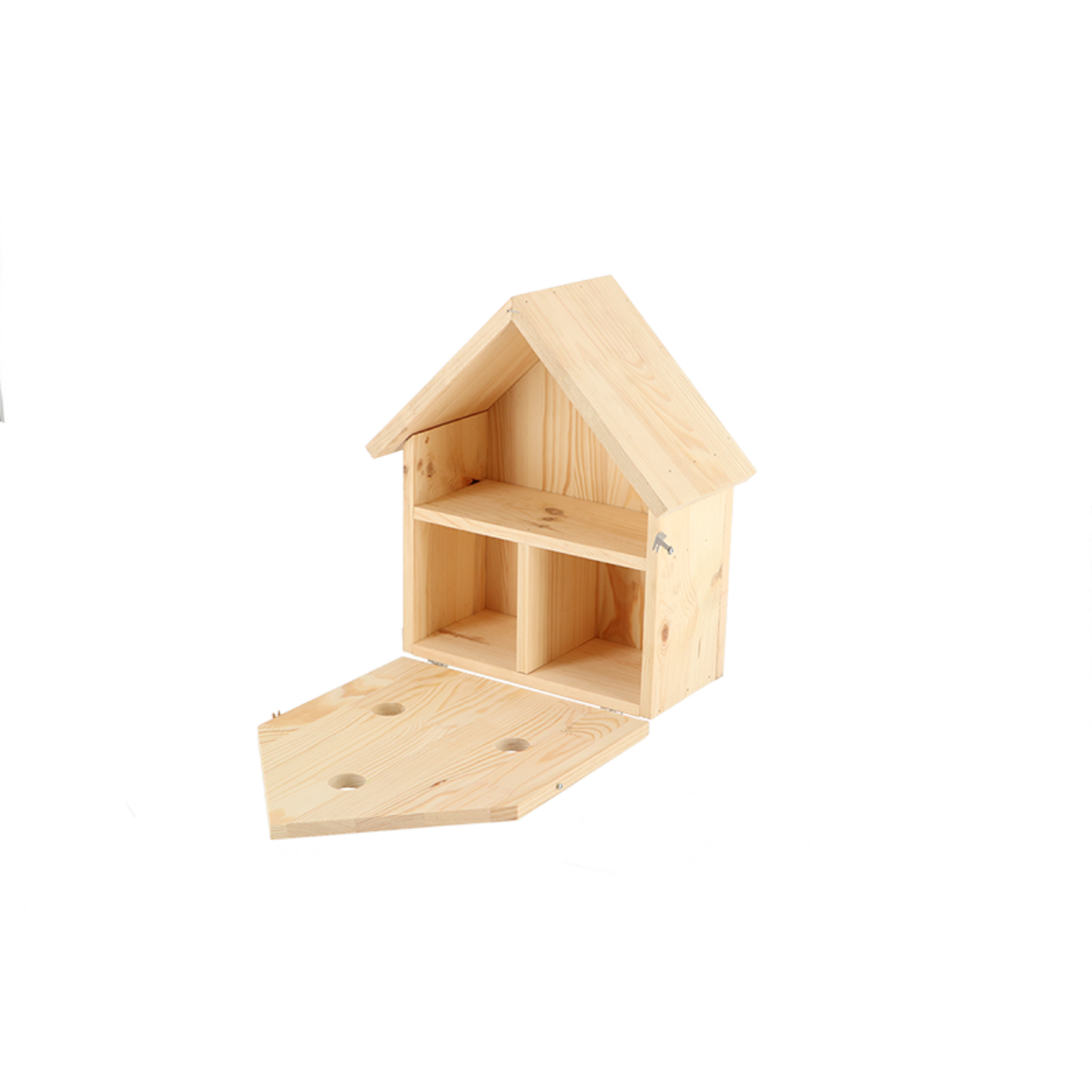 Spatzenvilla mit Silhouette