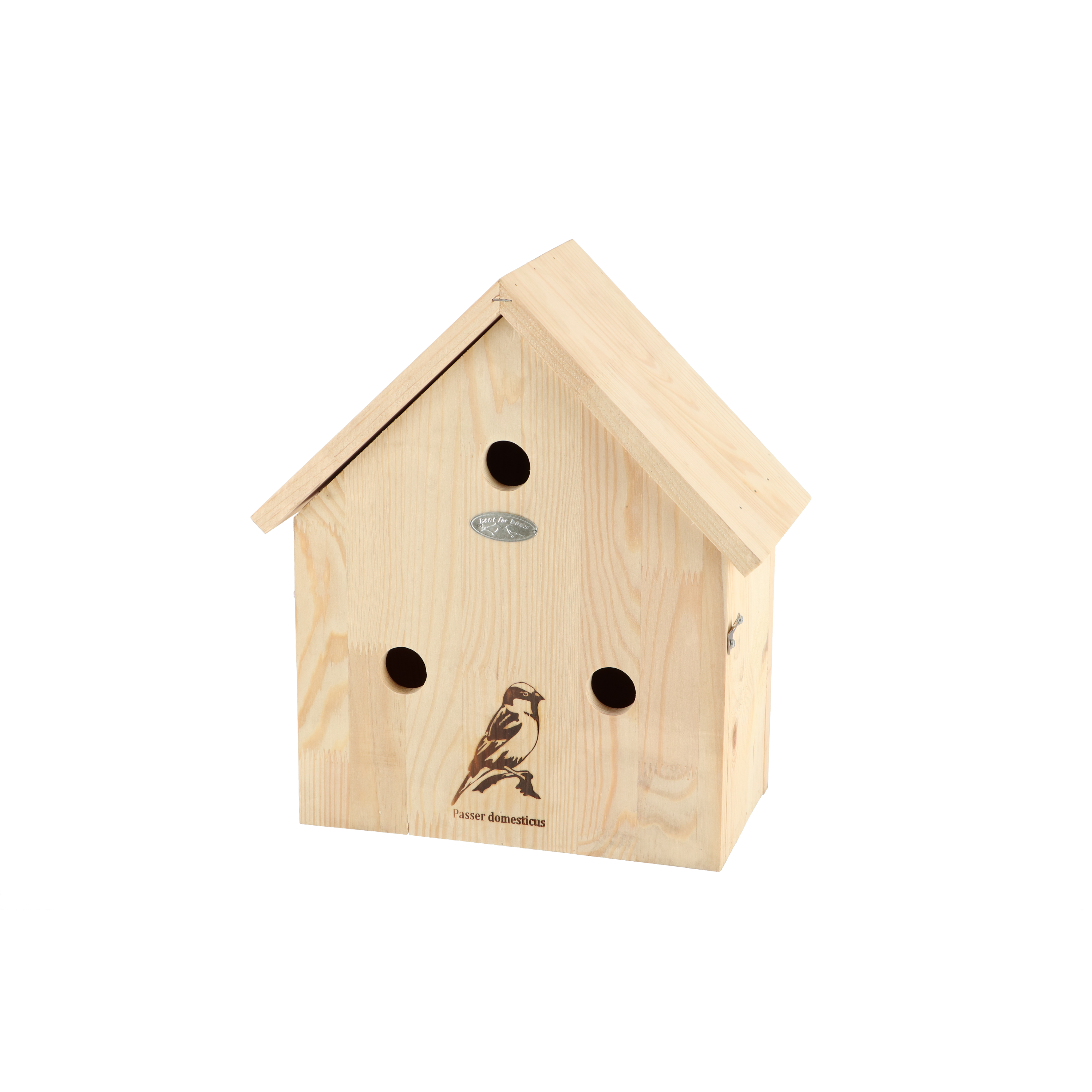 Spatzenvilla mit Silhouette