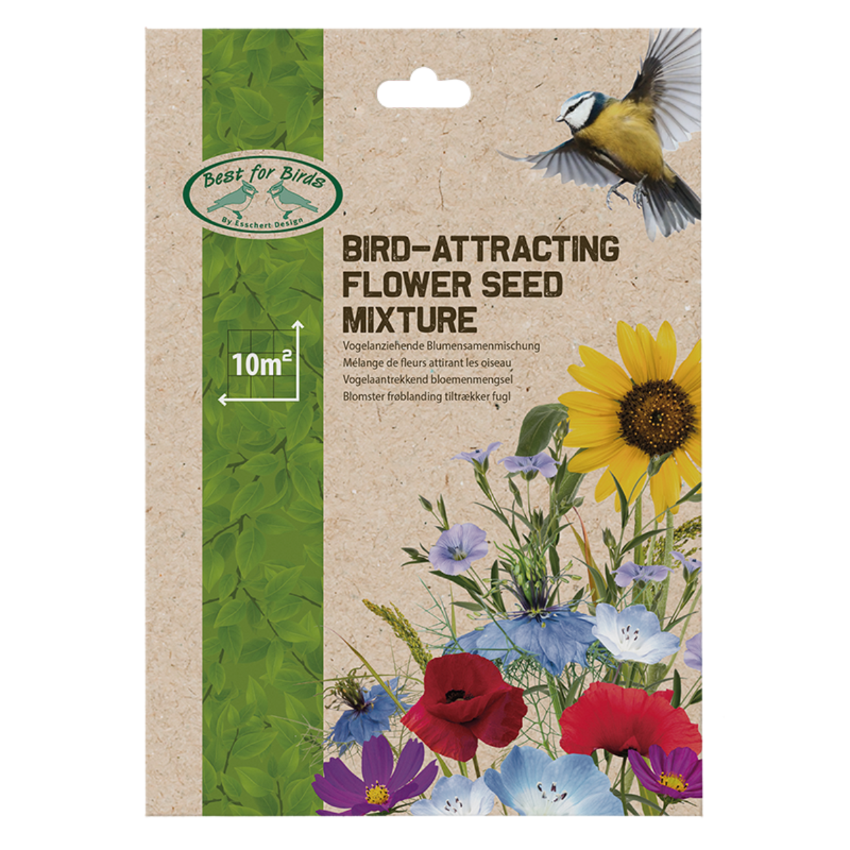 Saatgut für vogelanlockende Blumen