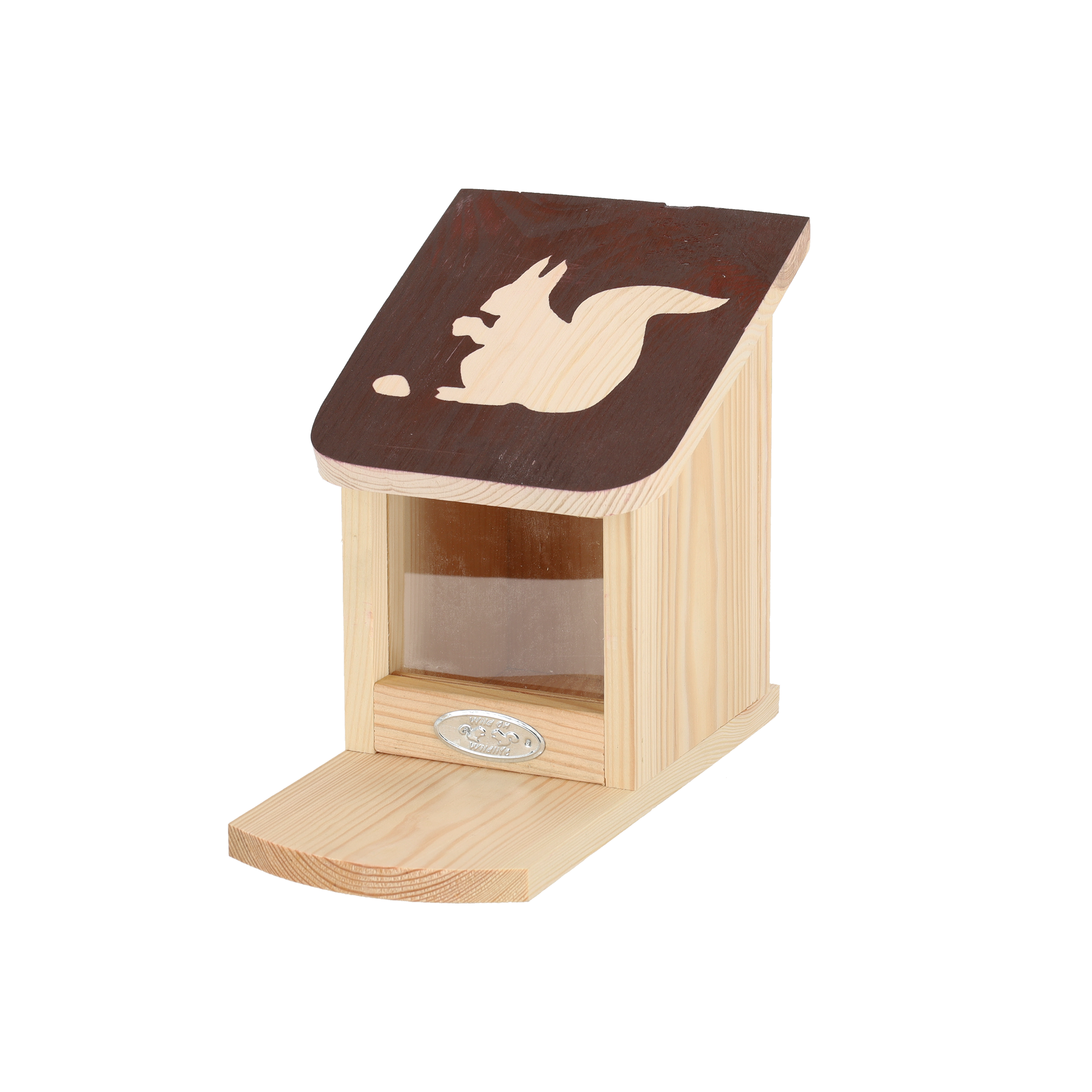 Eichhörnchen Futterhaus mit Motiv