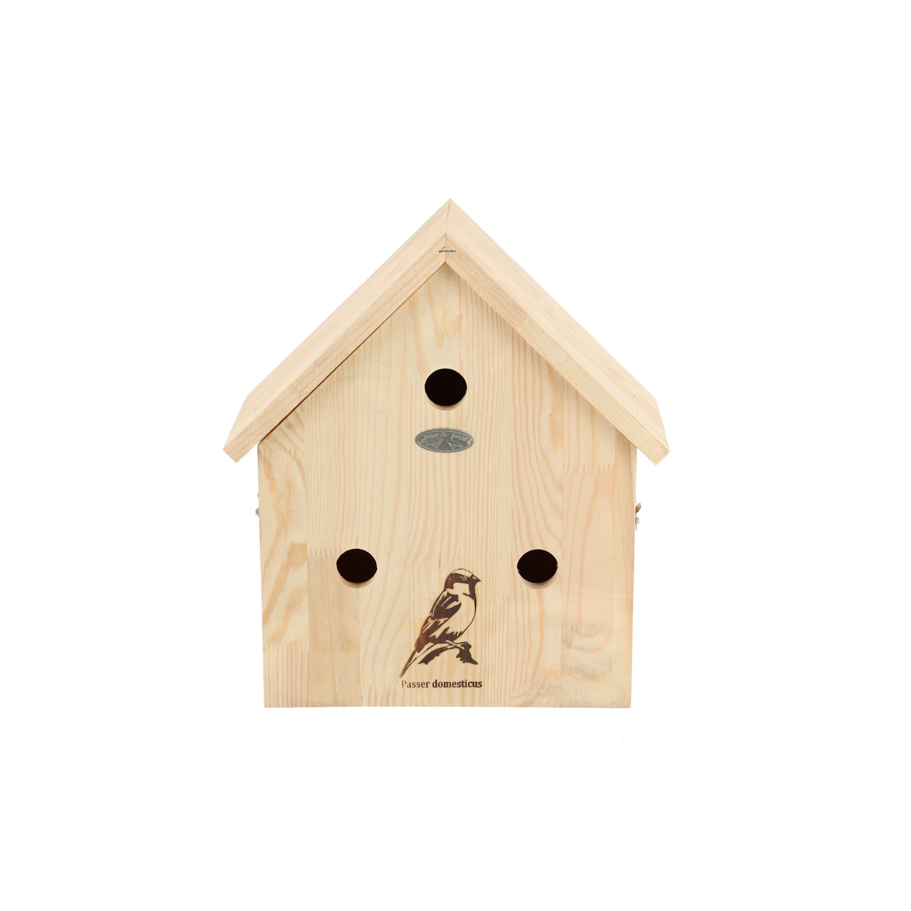 Spatzenvilla mit Silhouette