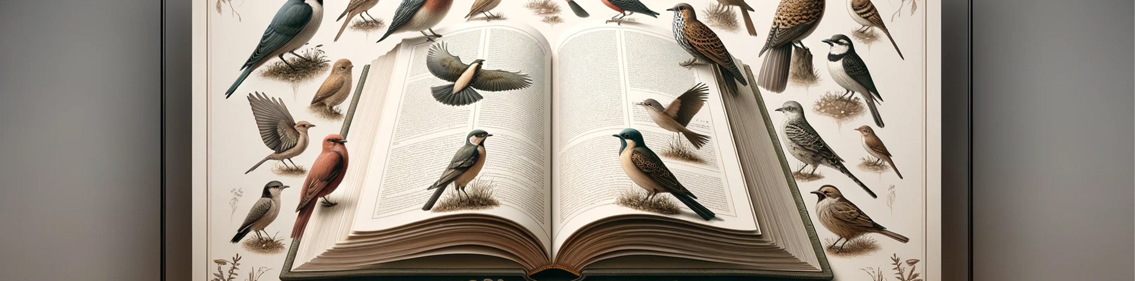 Ein Buch über Vogelarten
