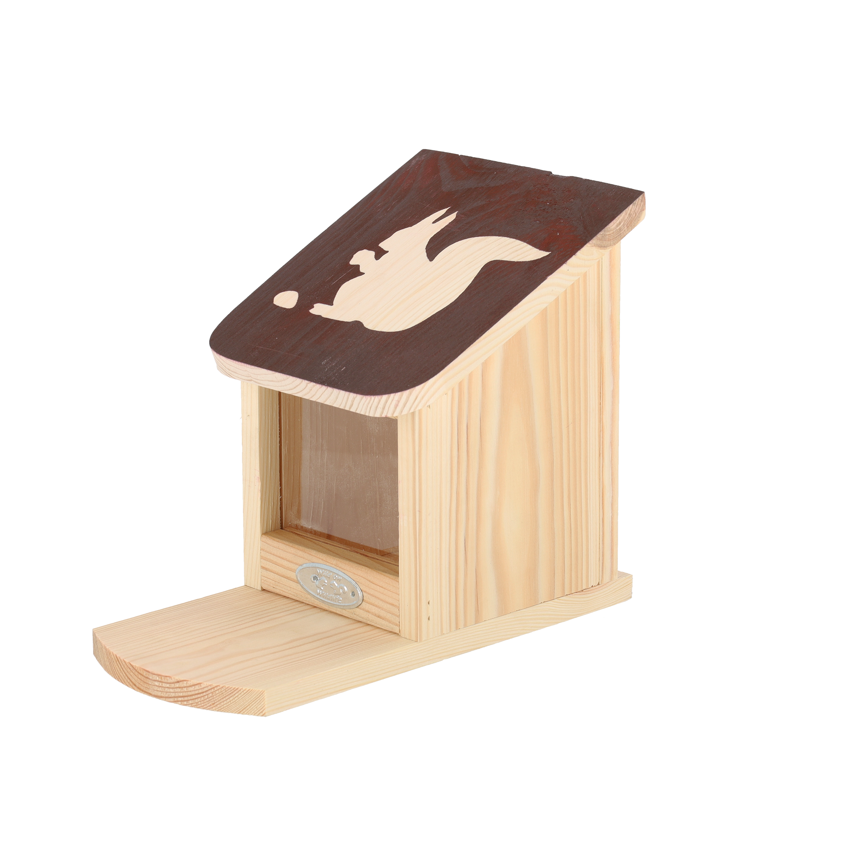 Eichhörnchen Futterhaus mit Motiv
